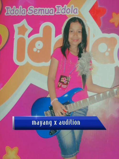 Mayang ikut Idola Cilik (Instagram.com/mayang.soedrajat)