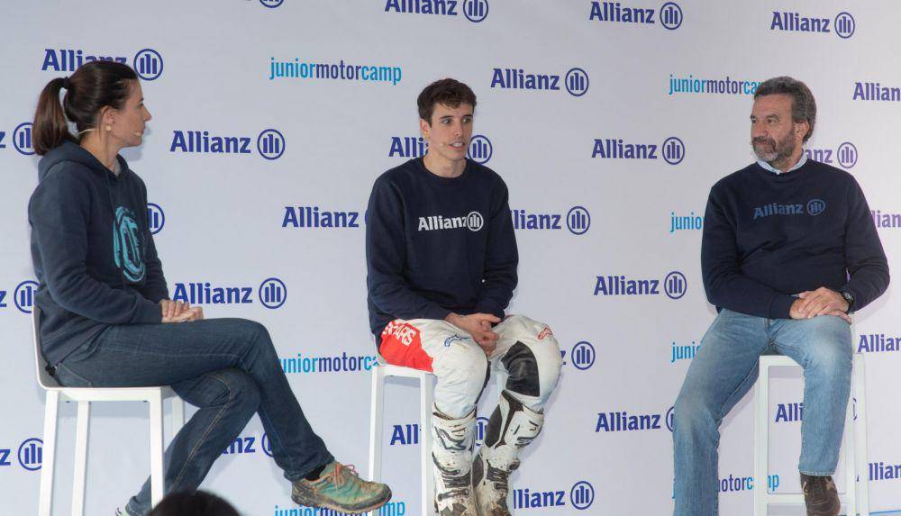 Alex Marquez menghadiri Allianz Junior Camp. (motogp.com)