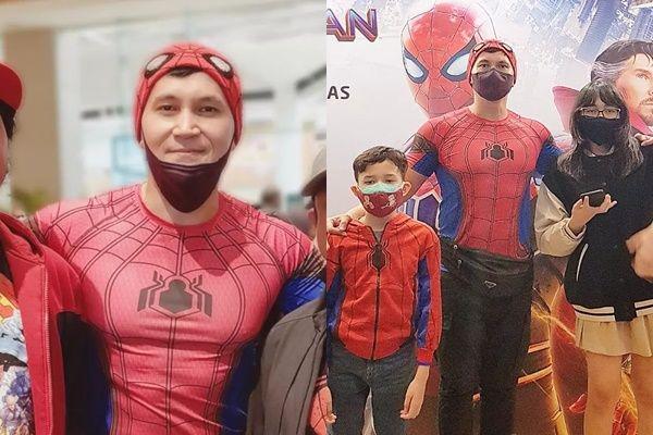 9 Potret Totalitas Marcelino Lefrandt Nonton Spider-Man: No Way Home