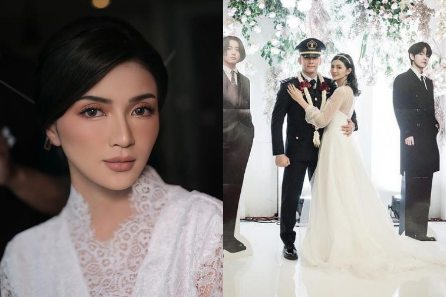 9 Makeup dan Busana Pernikahan Furry Citra, Menikah dengan Abdi Negara