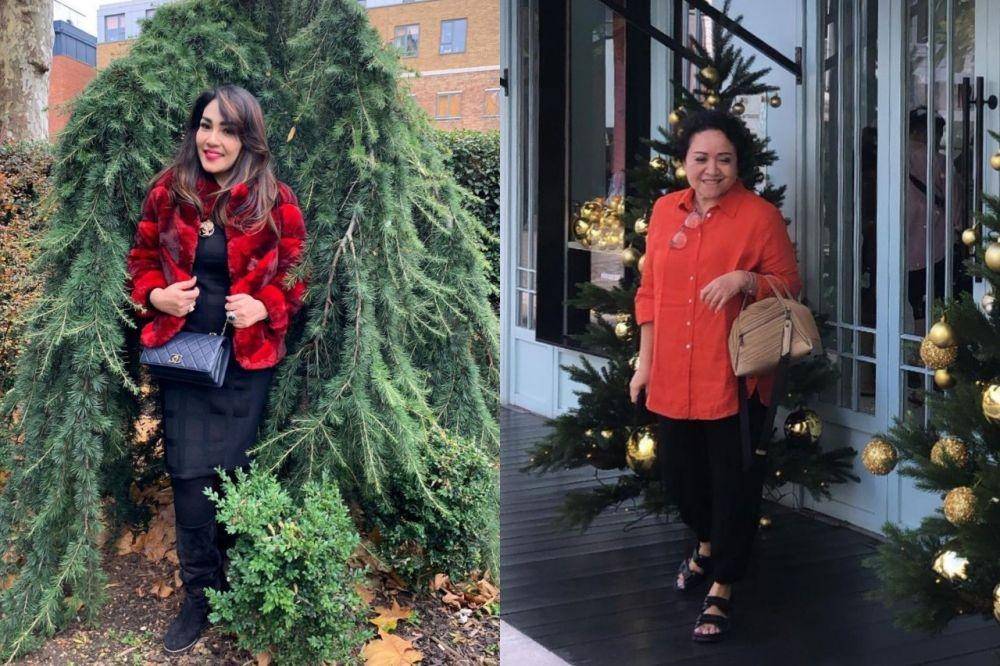 Adu Gaya Calon Mertua dan Ibunda Chelsea Islan (instagram.com/elizabethkardinal | instagram.com/samantha_barbara26)
