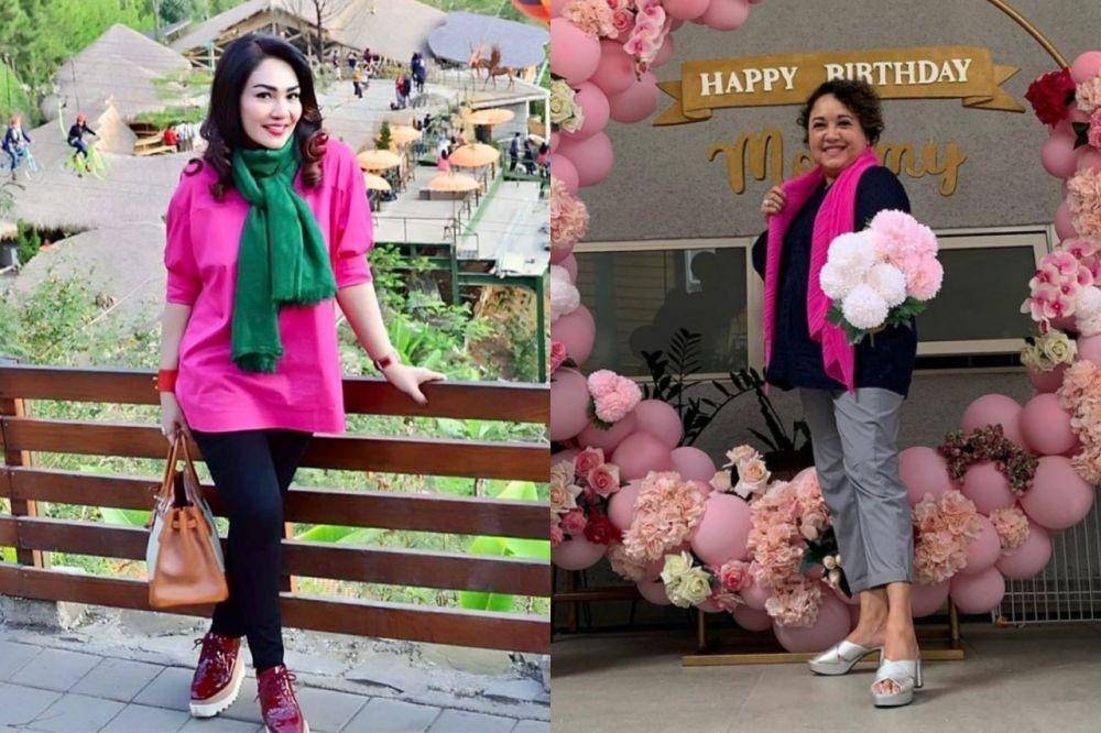 Adu Gaya Calon Mertua dan Ibunda Chelsea Islan (instagram.com/elizabethkardinal | instagram.com/samantha_barbara26)