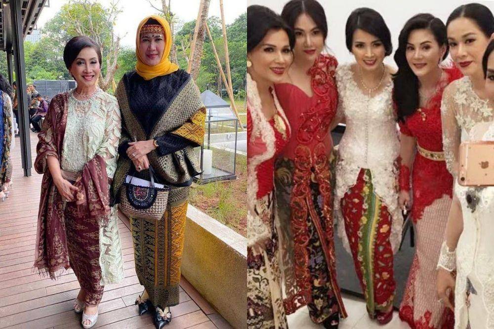 Gaya Kebaya Putri Kuswisnuwardhani vs. Liliana Tanoesoedibjo (instagram.com/putri_k_wardhani209 | instagram.com/liliana_tanoesoedibjo)