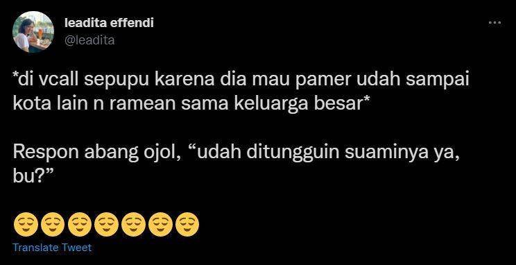 obrolan driver ojek online dan penumpang (twitter.com/leadita)