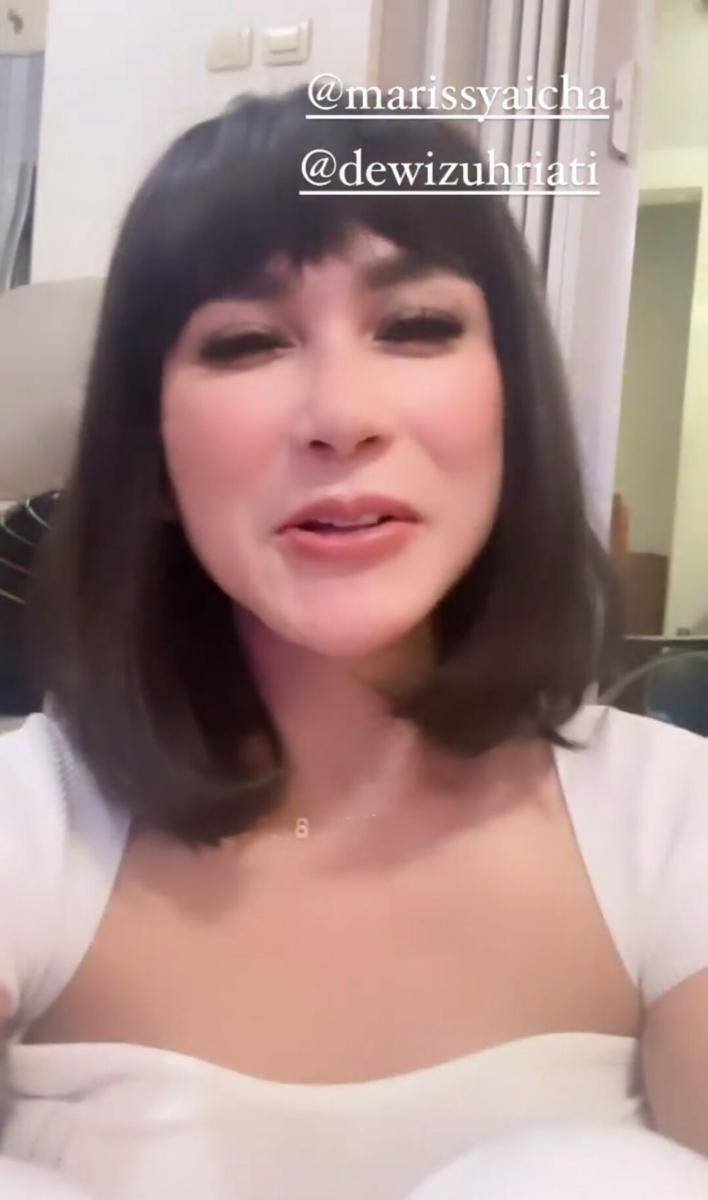 Bebizie berdandan seperti Vanessa Angel. (instagram.com/bebizie)