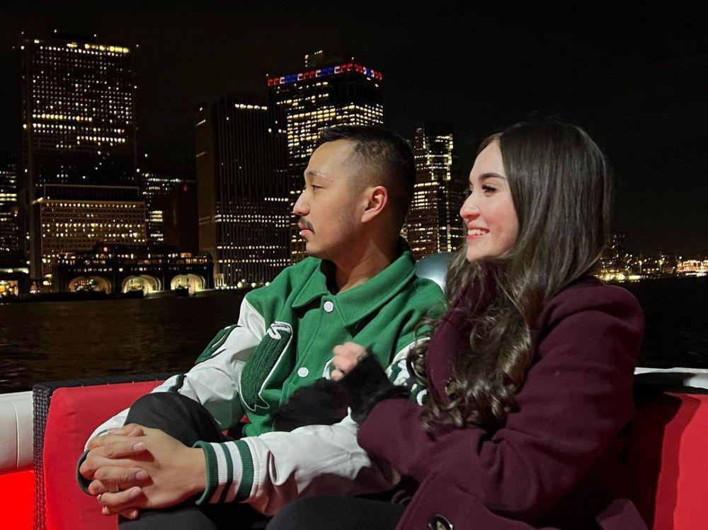 10 Potret Liburan Elina Joerg bersama Sang Pacar di Amerika