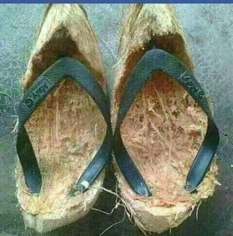 Potret sandal jepit tak biasa (facebook.com/Ian Tula)