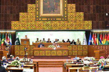 Sidang Luar Biasa Dewan Menteri Luar Negeri Organisasi Kerja Sama Islam (OKI) ke-17 di Islamabad, Pakistan pada 19 Desember 2021 yang membahas krisis kemanusian di Afghanistan. (Twitter.com/OIC)