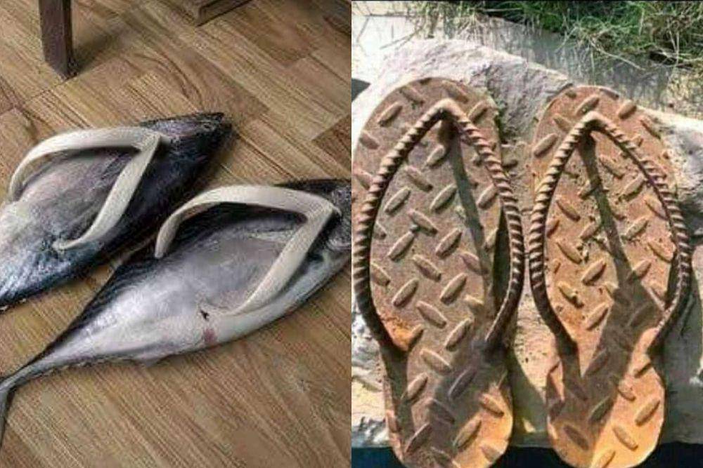 Potret sandal jepit tak biasa (Berbagai Sumber)