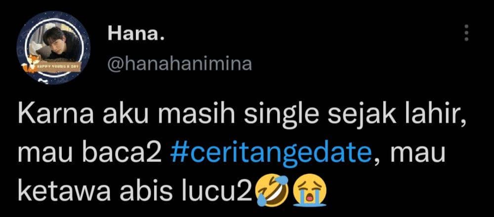 Momen kocak saat pertama nge-date bareng doi (twitter.com/hanahanimina)