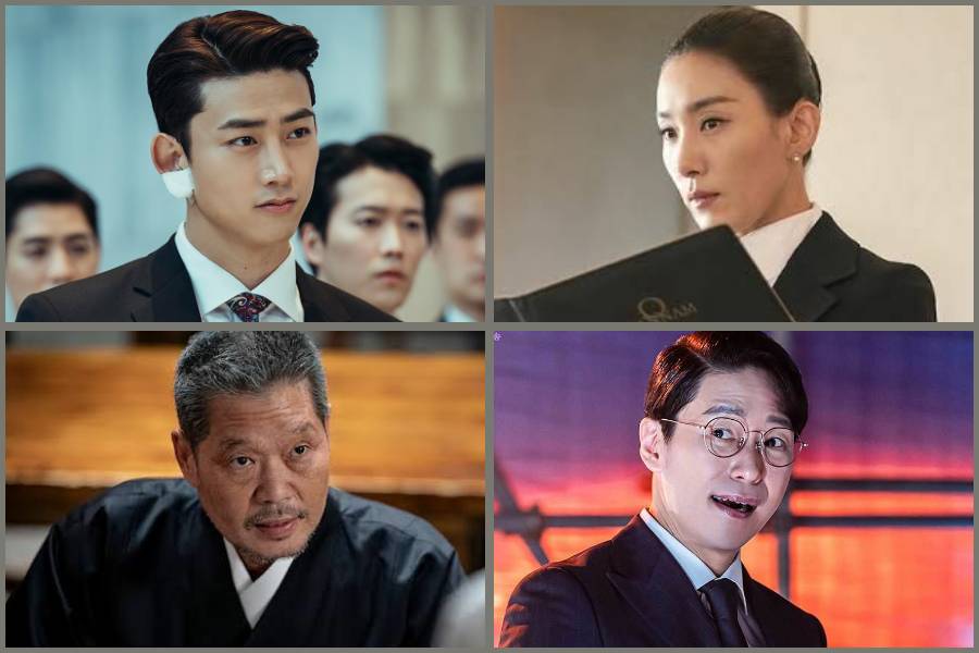 Ok Taecyeon (instagram.com/tvn_drama) | Kim Seo Hyung dan Yoo Jae Myung (mtv.jtbc.joins.com) | Uhm Ki Joon di The Penthouse 3 (instagram.com/sbsdrama.official)