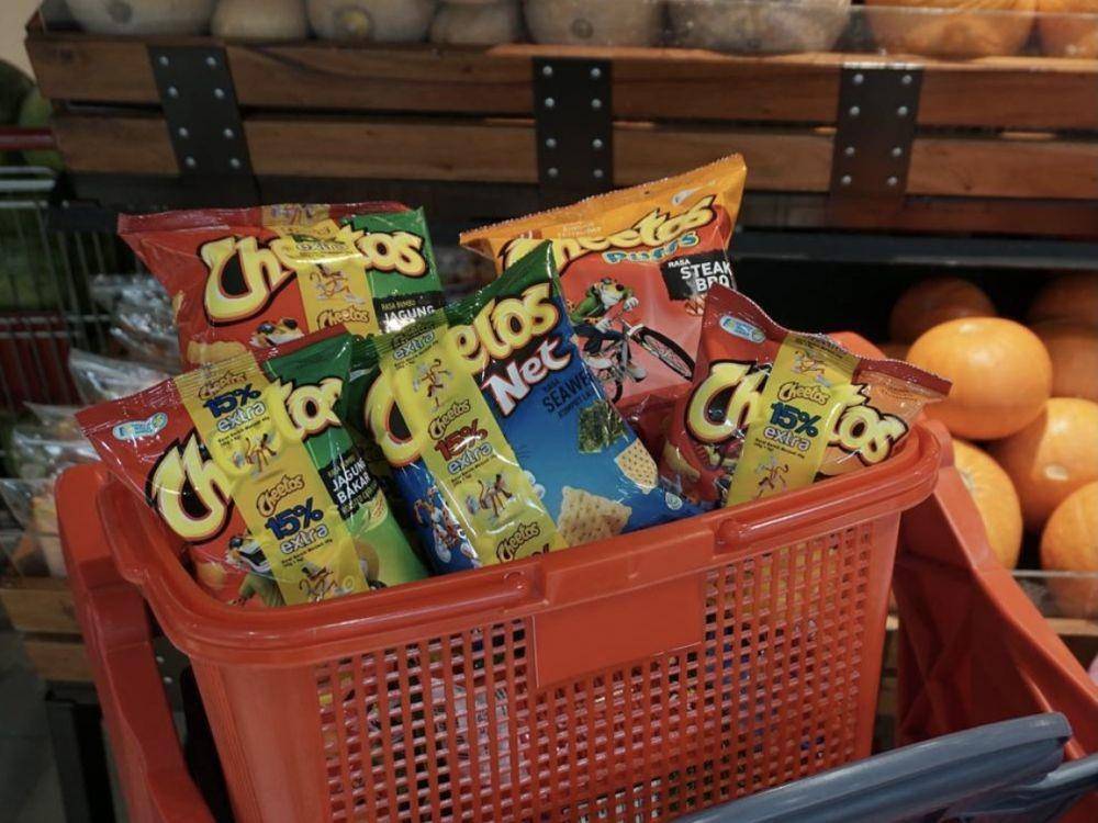 Makanan ringan Cheetos (dok. @cheetos_indonesia)