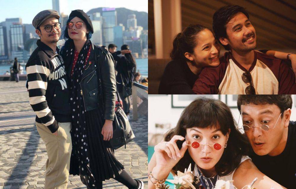 kolase pasangan artis yang menikah dengan idolanya (instagram.com/derbyromero | instagram.com/putrimarino | instagram.com/dimsanggara)