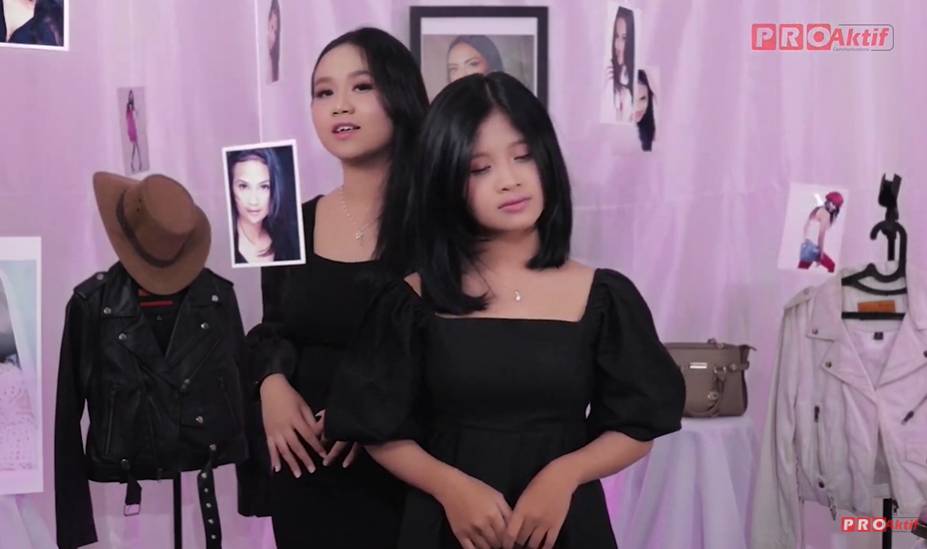 Mayang dan Chika adik Vanessa cover lagu kedua (YouTube.com/Musik Proaktif)