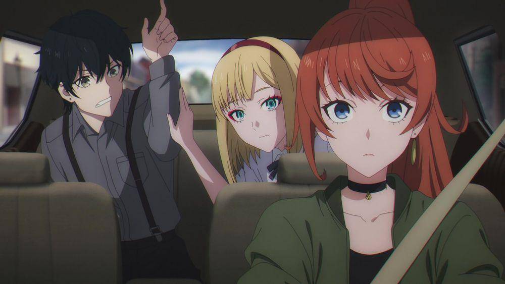 Takt, Unmei, dan Anna dalam perjalanan menuju New York. (dok. MAPPA/takt op. Destiny)