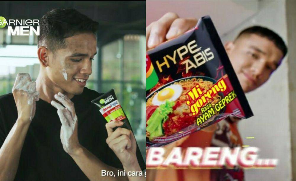 Fadly Faisal (youtube.com/GARNIER MEN INDONESIA | youtube.com/Indomie)