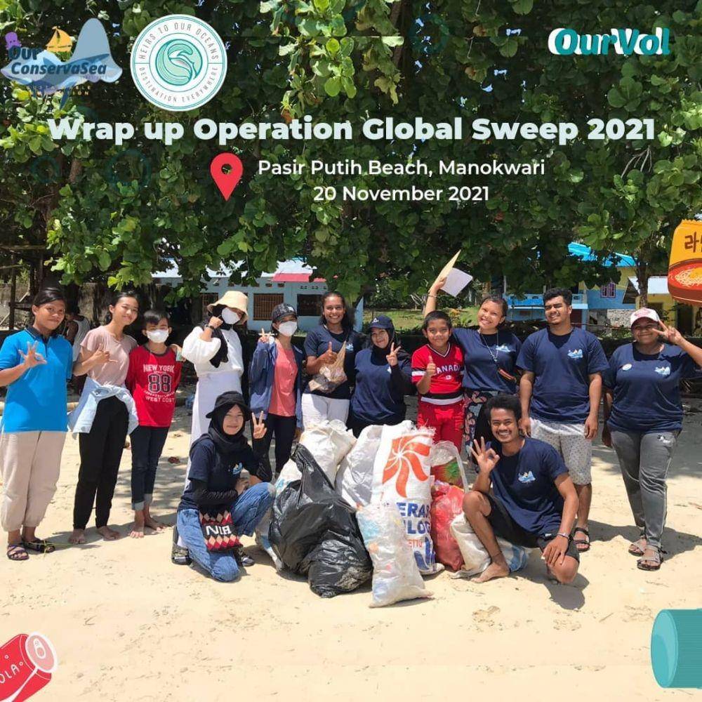 Kegiatan Opration Global Sweep/instagram.com (ourconservasea)
