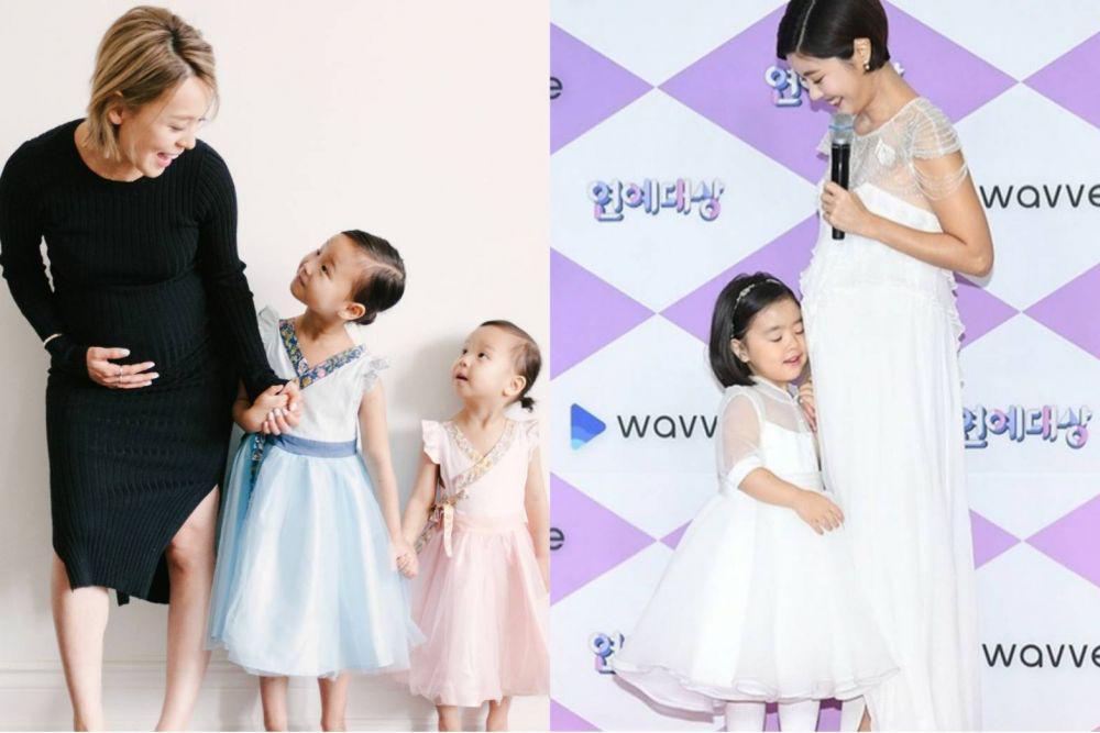 10 Potret Artis Korea dengan Baby Bump, Hamil Tetap Flawless!