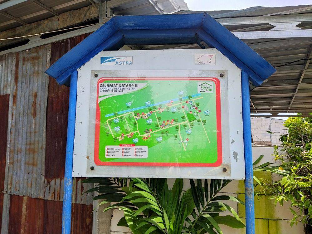 Peta dari KBA keputih Tegal Timur Baru, Surabaya. (dok. Pribadi/Dahli Anggara)