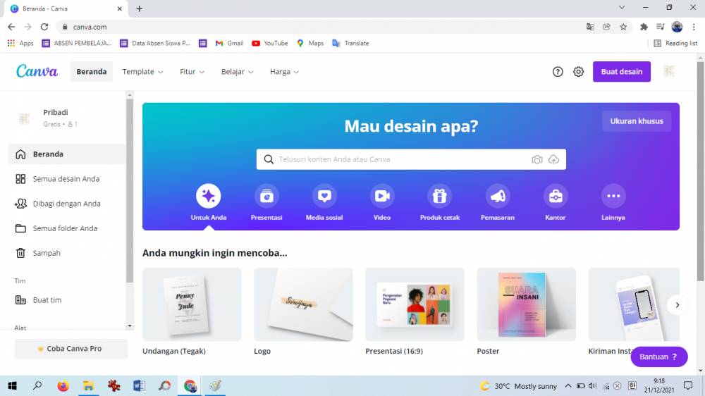 situs Canva (dok. pribadi/Anom Swadhesi)