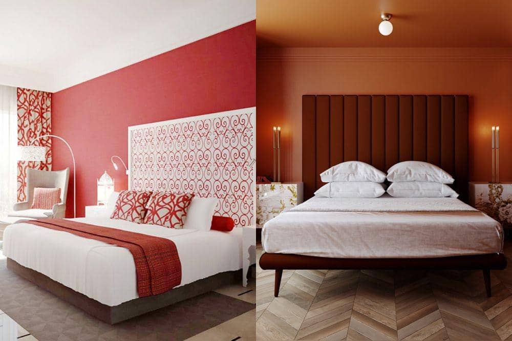 9 Desain Kamar Bernuansa Merah, Warna Berani Bikin Mood Naik!