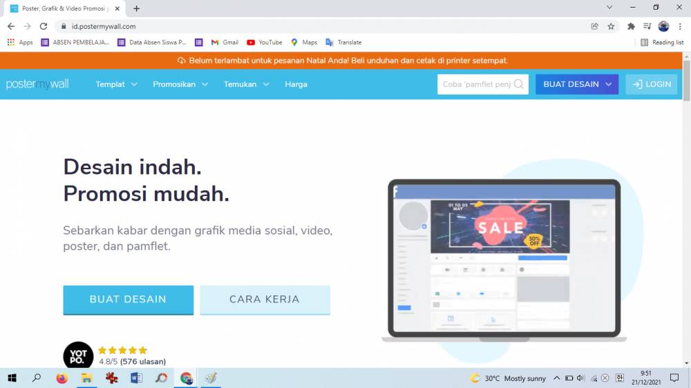 situs Poster My Wall (dok. pribadi/Anom Swadhesi)
