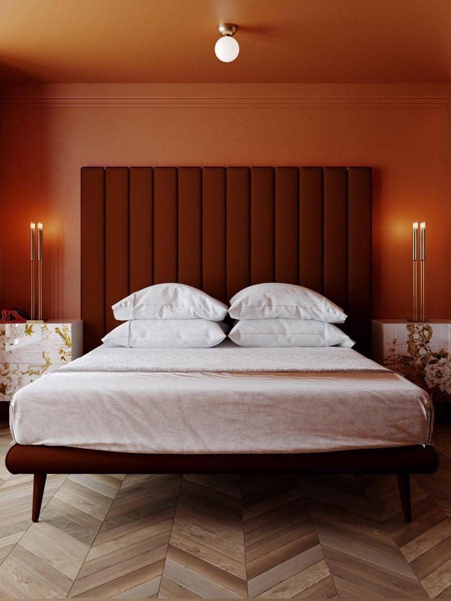 Desain Kamar Bernuansa Merah (home-designing.com)