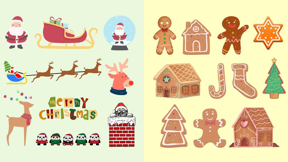 Ada Gingerbread! 11 Kata Kunci Ilustrasi Natal di Canva