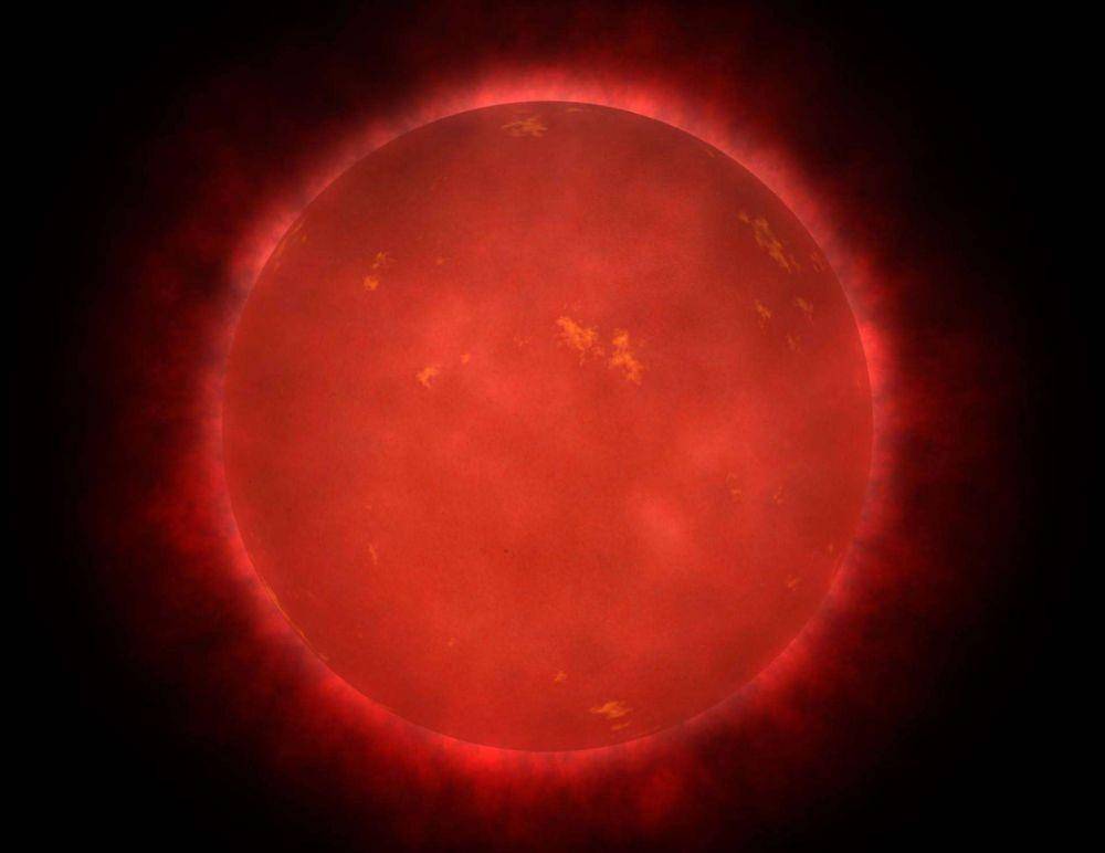ilustrasi bintang raksasa merah (nineplanets.org)