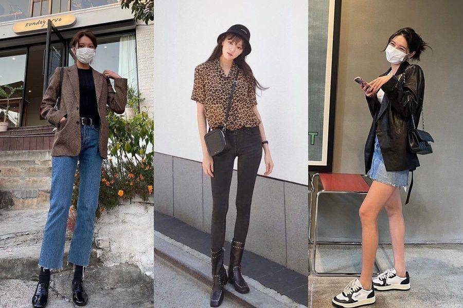 Style Soo Young Choi dan Lee Sung Kyung (instagram.com/sooyoungchoi | instagram.com/heybiblee)