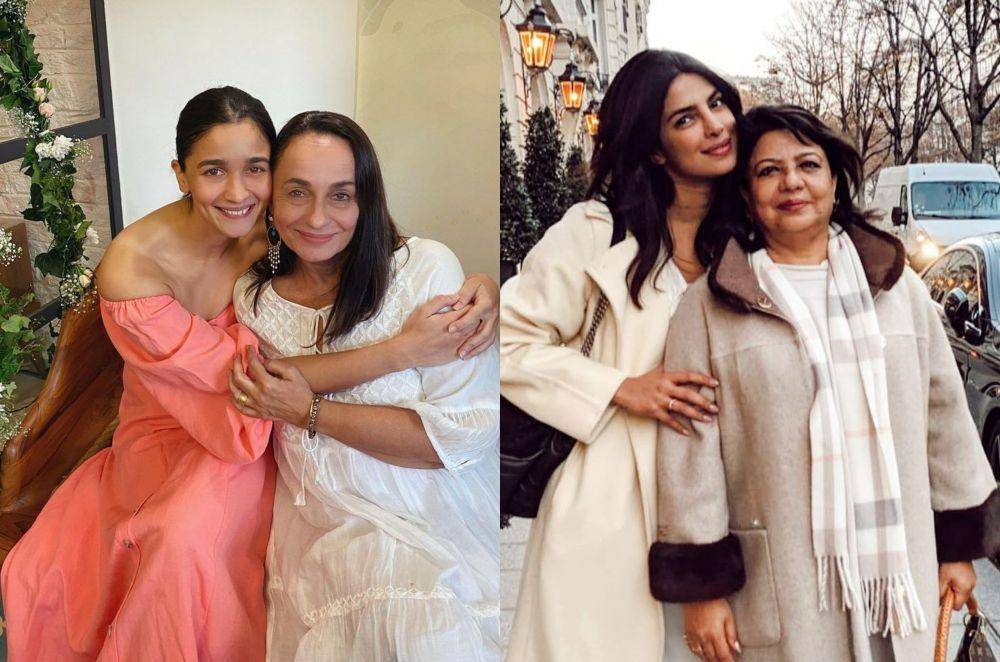 Alia Bhatt, Soni Razdaan, Priyanka Chopra, Madhu Chopra (instagram.com/aliaabhatt | instagram.com/priyankachopra)