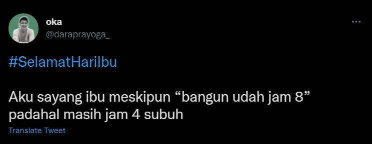 ucapan Hari Ibu ala warganet (twitter.com/daraprayoga_)