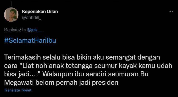 ucapan Hari Ibu ala warganet (twitter.com/ohhdill_)