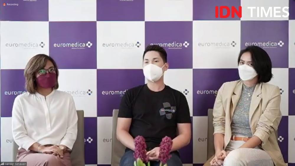 Acara CSR "Beauty Got No Rules" yang diadakan oleh Euromedica. 21 Desember 2021. (IDN Times/M. Tarmizi Murdianto)