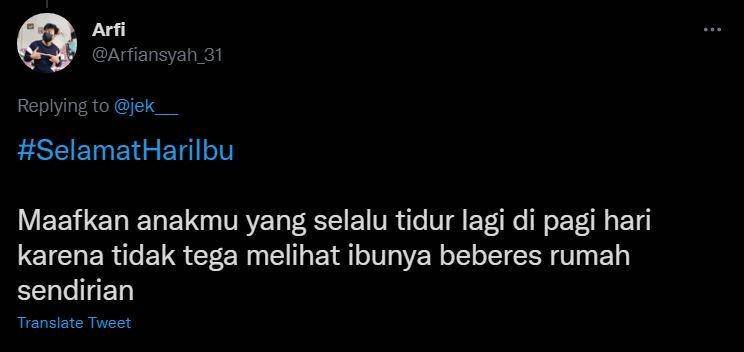 ucapan Hari Ibu ala warganet (twitter.com/arfiansyah_31)