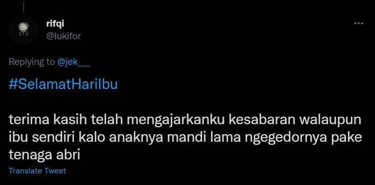 ucapan Hari Ibu ala warganet (twitter.com/lukifor)