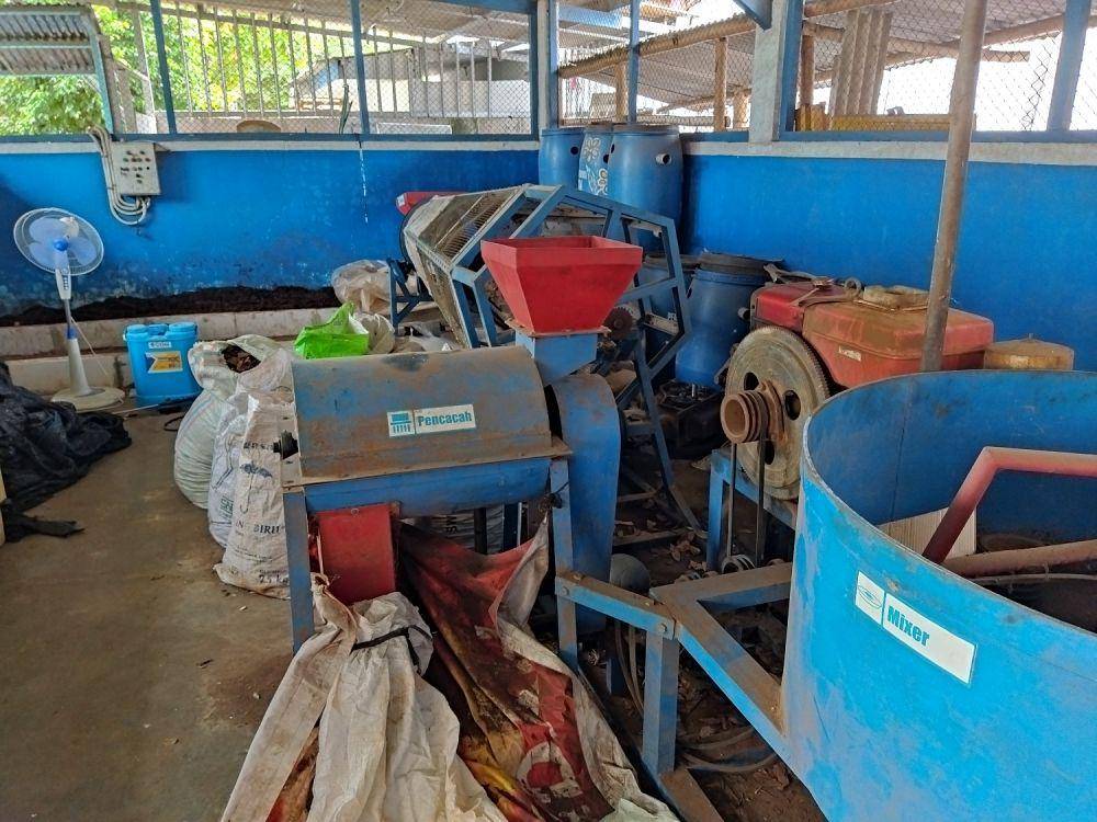 Tempat industri kecil pengolahan limbah menjadi pupuk kompos. (dok. Pribadi/Dahli Anggara)