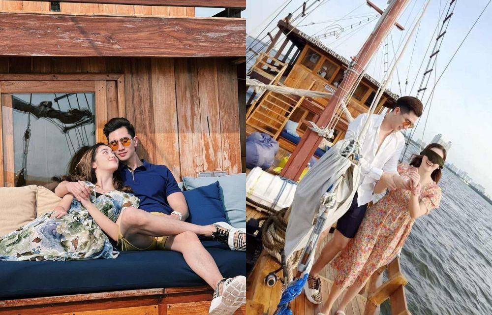 Honeymoon Verrell Bramasta dan Ranty Maria di Putri untuk Pangeran (Instagram.com/rantymaria/ | Instagram.com/putriuntukpangeran.mncp/)
