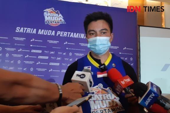 Konferensi Pers Satria Muda Pertamina pada Jumat (24/12/2021). (IDN Times/Margith Juita Damanik)