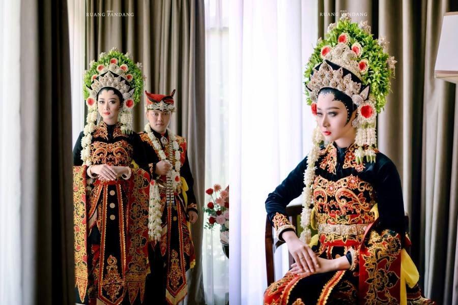 10 Gaun dan Makeup Ngunduh Mantu Adat Osing Istri Danang DA, Ningrat!