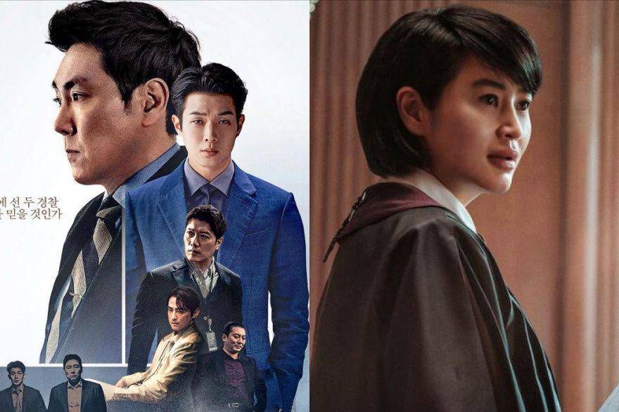 poster film The Policeman's Lineage (instagram.com/acemaker.movie) | Kim Hye Soo di KDrama Juvenile Justice (netflix.com)