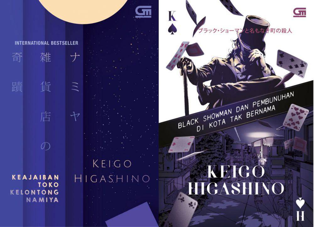 Kolase sampul buku karya Keigo Higashino (dok. Gramedia)