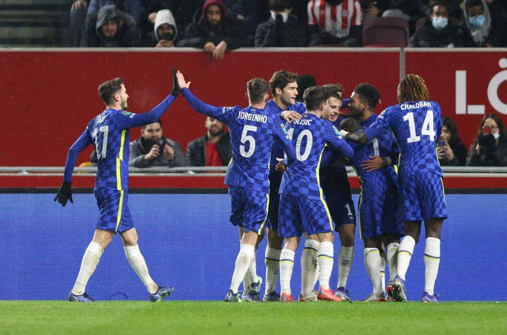 selebrasi pemain Chelsea (twitter.com/Carabao_Cup)