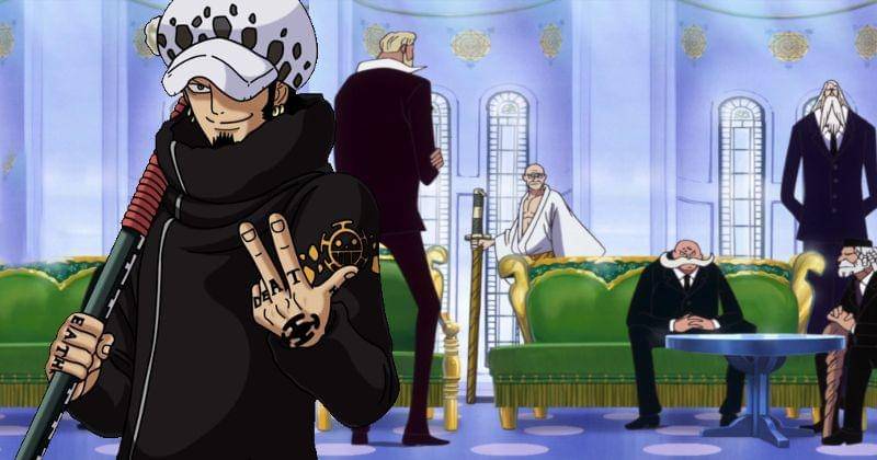 Trafalgar Law dan Gorosei dari One Piece. (Berbagai Sumber)