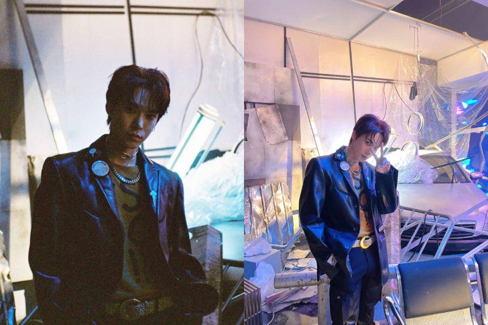 Doyoung di behind the scene "Earthquake" (twitter.com/NCTsmtown_127)