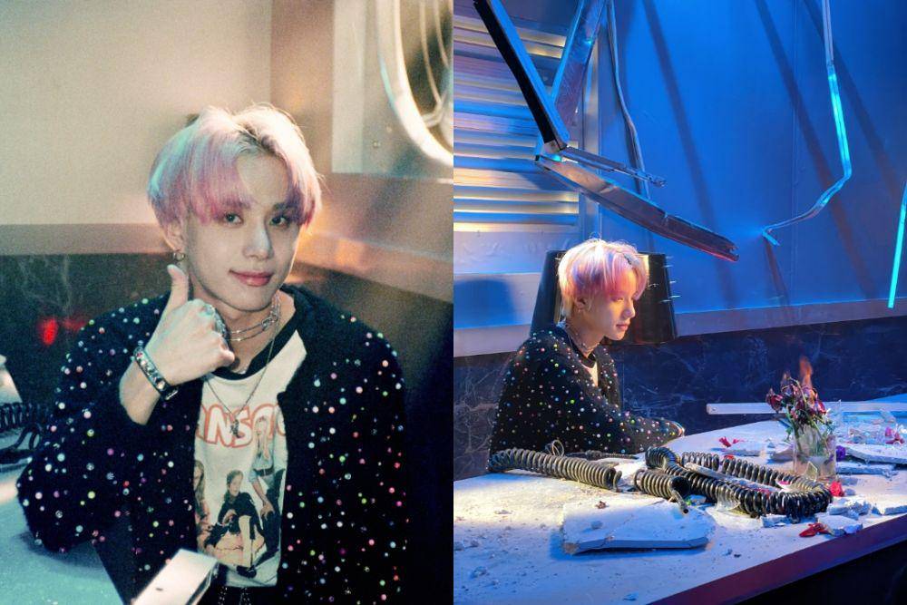 Jungwoo di behind the scene "Earthquake" (twitter.com/NCTsmtown_127)