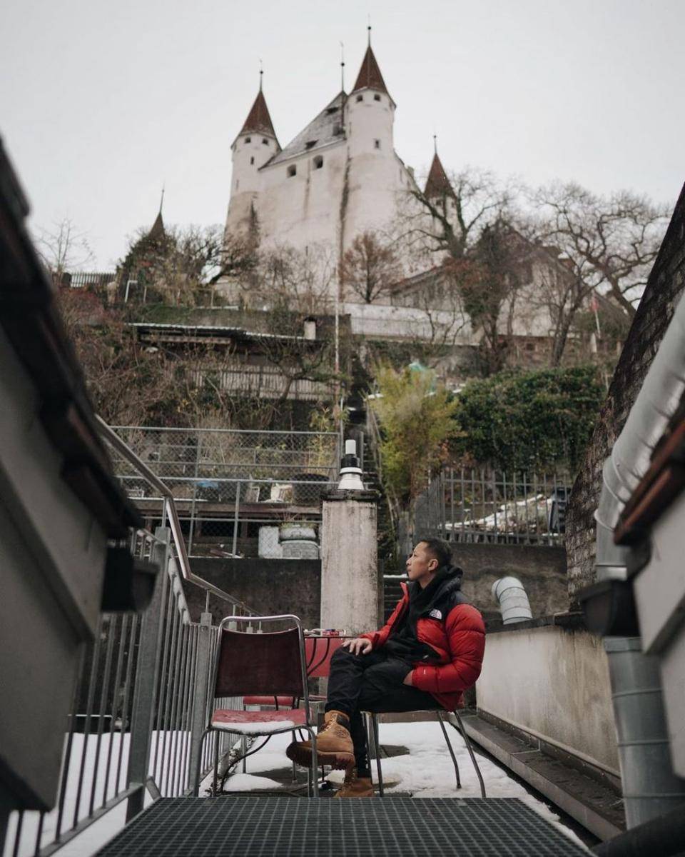 potret liburan keluarga Agus Ringgo di Swiss (instagram.com/sabaidieter)