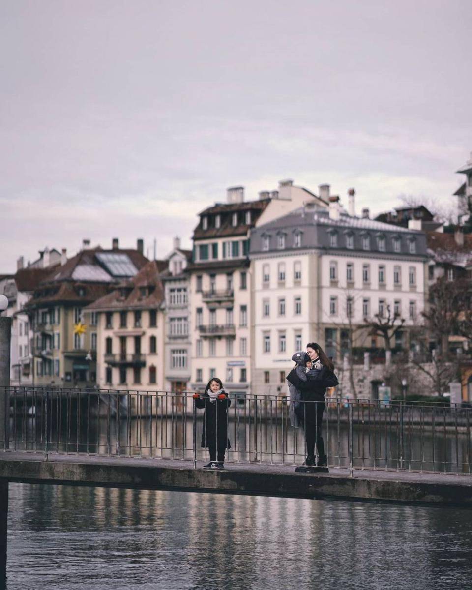 potret liburan keluarga Agus Ringgo di Swiss (instagram.com/sabaidieter)
