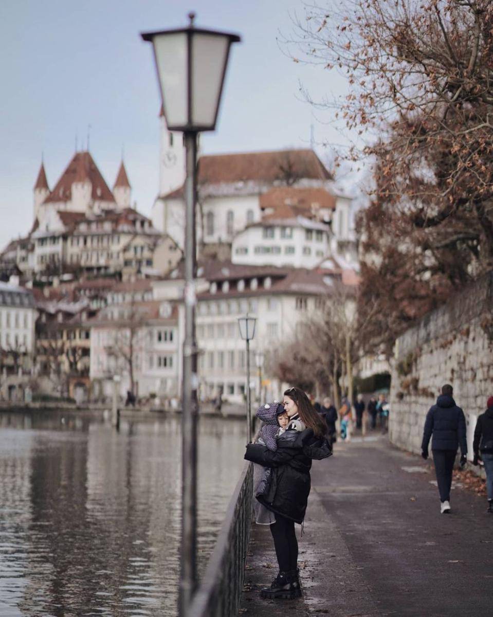 potret liburan keluarga Agus Ringgo di Swiss (instagram.com/sabaidieter)
