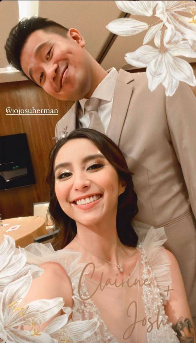 Joshua Suherman dan Clairine Clay (instagram.com/clairineclay)